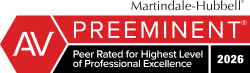 Randy Roberts is an AV Preeminent Peer Rated Attorney
